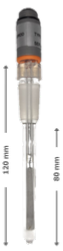 OrigaSens - Electrode de Référence Hg/Hg2SO4 120mm à Rodage 