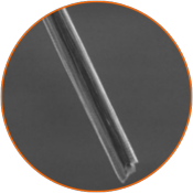 Fibre de carbone platinée non biseauté 30 µm (microélectrode implantable)